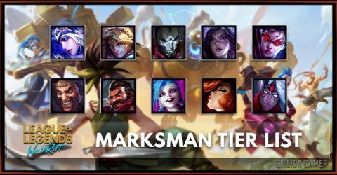 Faldgruber krigerisk utilsigtet Wild Rift Marksman Tier List [Patch 1.1] Ranked - zilliongamer