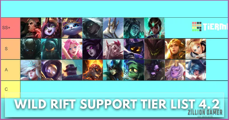 Wild Rift Support Tier List - Patch 4.2
