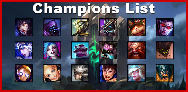 League of Legends Wild Rift Champions List