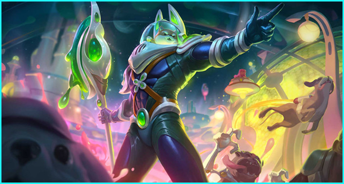 Space Groove Nasus Skins in Wild Rift - zilliongamer