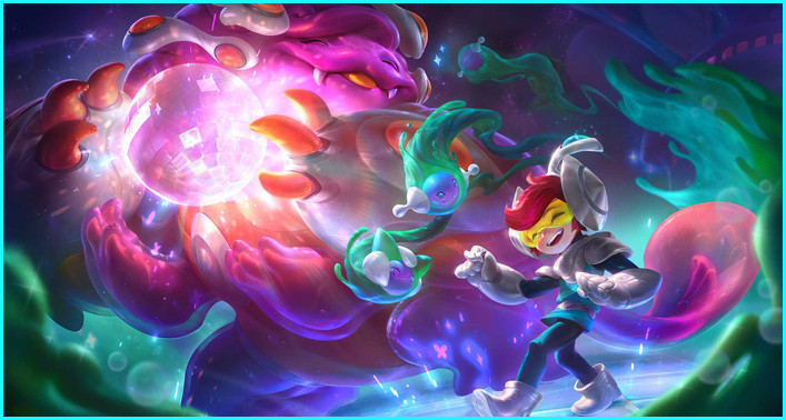 Space Groove Nunu & Willump Skins in Wild Rift - zilliongamer