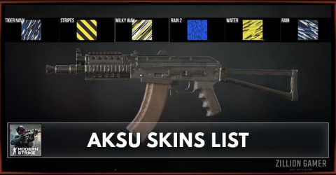Modern Strike Online AKSU Skins List