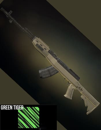Modern Strike Online | SKS Skin Green Tiger - zilliongamer