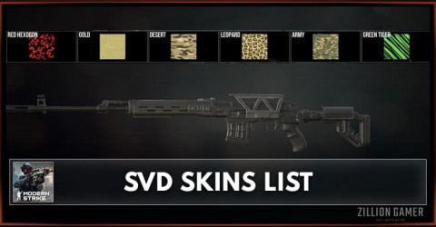 Modern Strike Online SVD Skins List