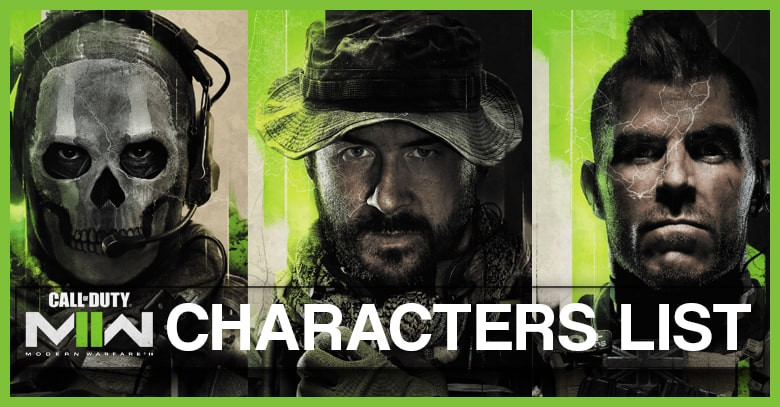 Modern Warfare 2 Characters List