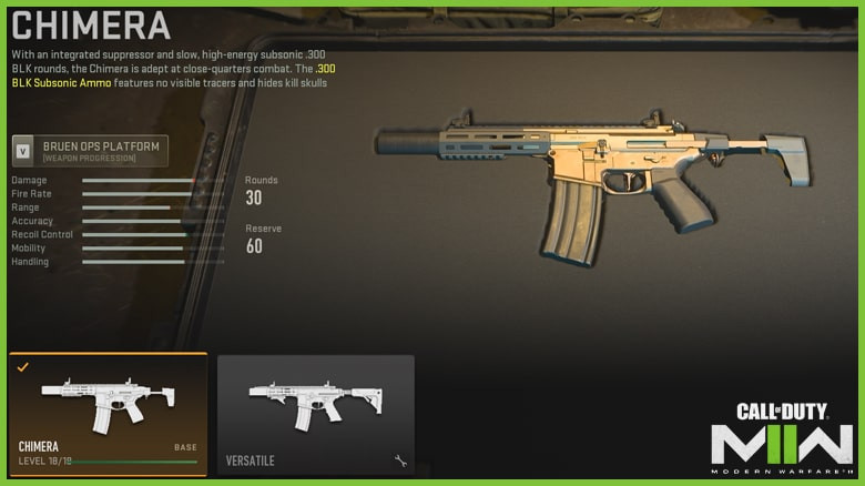 Unlock Chimera in Modern Warfare 2