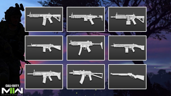 MW2 Weapons