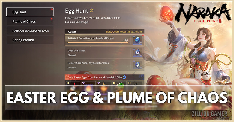 Naraka Bladepoint Egg Hunt and Plume of Chaos Guides - zilliongamer