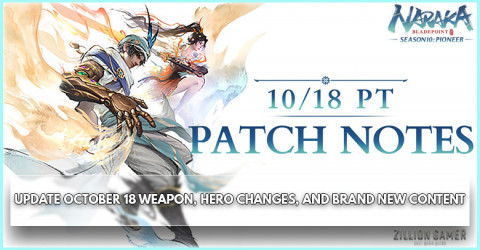 Naraka: Bladepoint Patch Notes October: Weapon & Hero Changes