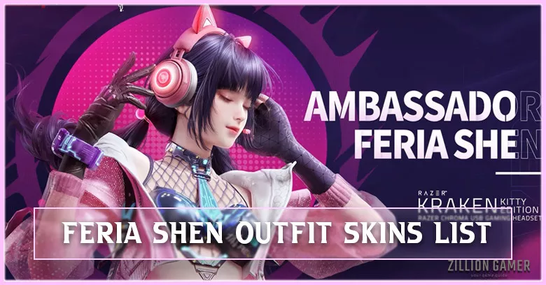 Feria Shen Outfit Skins List in Naraka Bladepoint