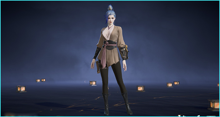 Detective Shirt Brown Shayol Wei Outfit Skin in Naraka Bladepoint - zilliongamer