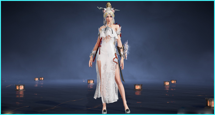 Operatic Legend Madam White Snake Viper Ning Outfit Skin in Naraka Bladepoint - zilliongamer