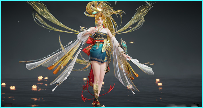 Golden Damselfly Yoto Hime Outfit Skin in Naraka Bladepoint - zilliongamer