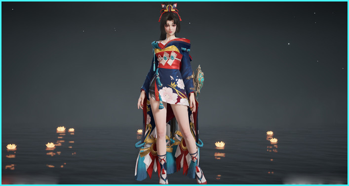 Sakura Dance Yoto Hime Outfit Skin in Naraka Bladepoint - zilliongamer