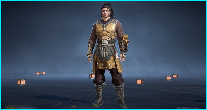 Gold Breastplate Yueshan Outfit Skin in Naraka Bladepoint - zilliongamer