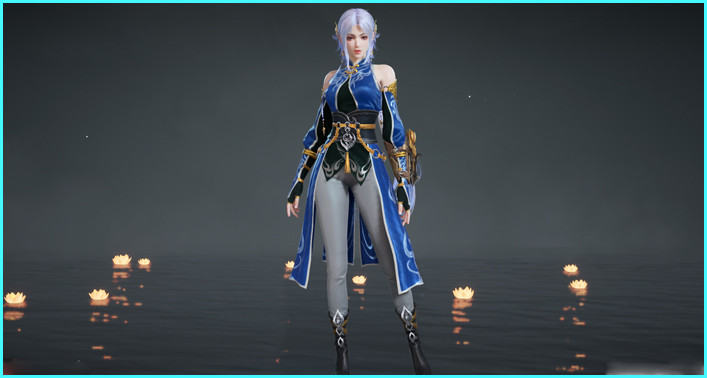 Lethal Sapphire Zai Outfit Skin in Naraka Bladepoint - zilliongamer