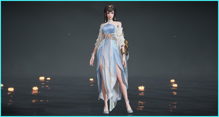 A Chinese Ghost Story Silk Skirt Ziping Yin Outfit Skin in Naraka Bladepoint - zilliongamer
