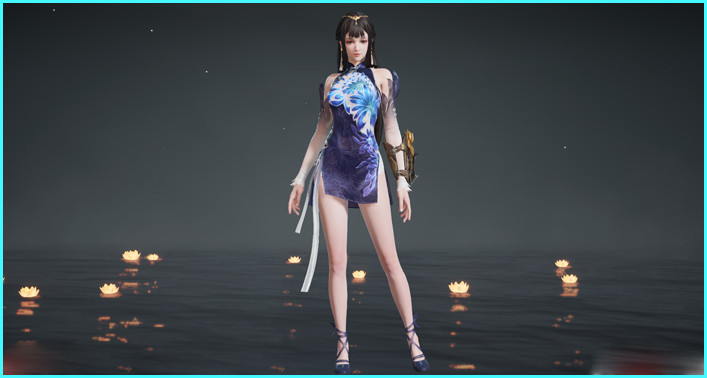 Orchid Moonlight Ziping Yin Outfit Skin in Naraka Bladepoint - zilliongamer