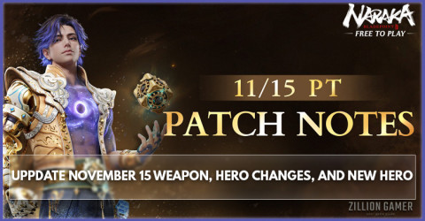 Patch Notes November 15: New Hero, Weapon, and Hero Changes