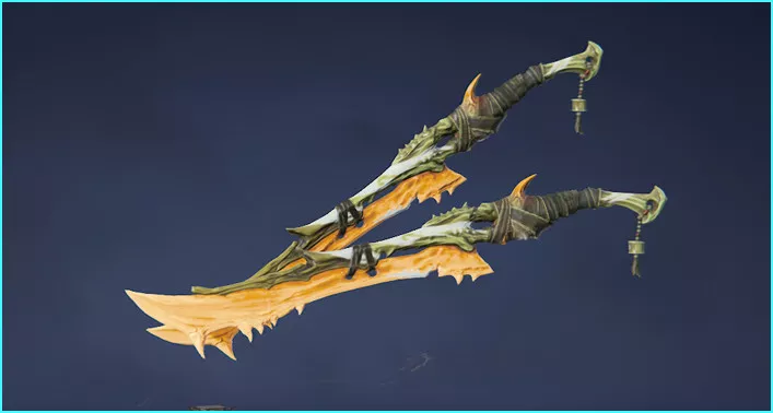 Marrowblade Withered Dual Blades in Naraka Bladepoint - zilliongamer
