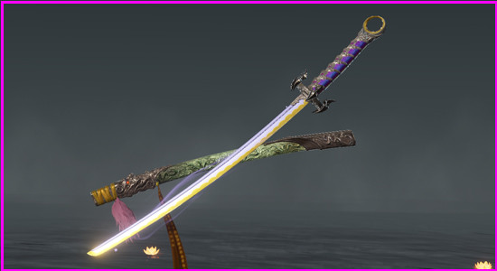 Katana Naraka Bladepoint: Violet Spirits