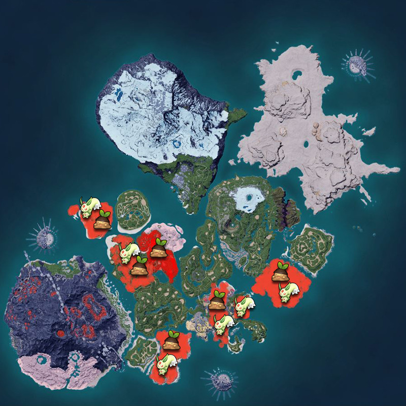Lifmunk & Gumoss Location in Palworld - zilliongamer