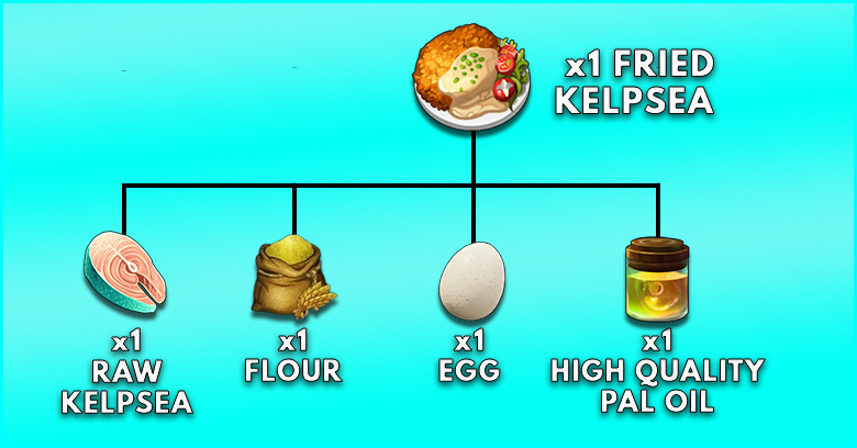 Fried Kelpsea Recipe in Palworld - zilliongamer