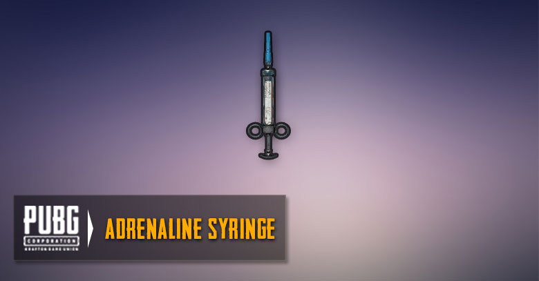 PUBG Adrenaline Syringe Health HP Recover Replica Prop Alloy Key Ring Chain 