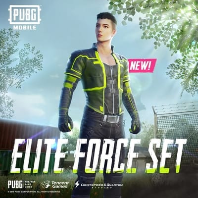 PUBG Mobile Skin Showcase: Elite Force Set