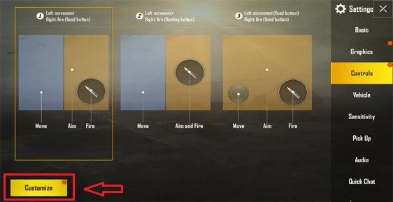 Control Customize | PUBG MOBILE - zilliongamer