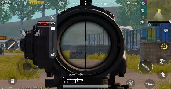 6x Scope zoom in | PUBG MOBILE - zilliongamer