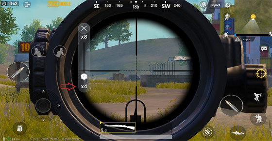 8x Scope zoom out | PUBG MOBILE - zilliongamer