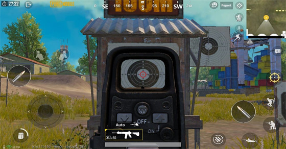 Holographic Sight Scope in | PUBG MOBILE - zilliongamer