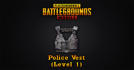 Police Vest (Level 1) | PUBG MOBILE - zilliongamer