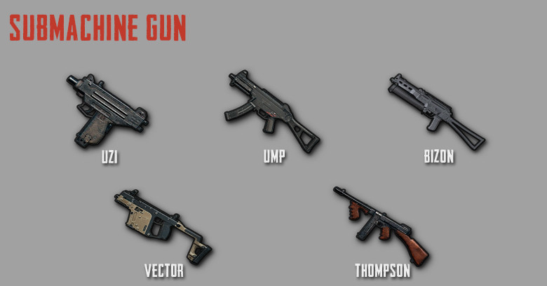 PUBG Mobile Weapon Stats: SMG - zilliongamer