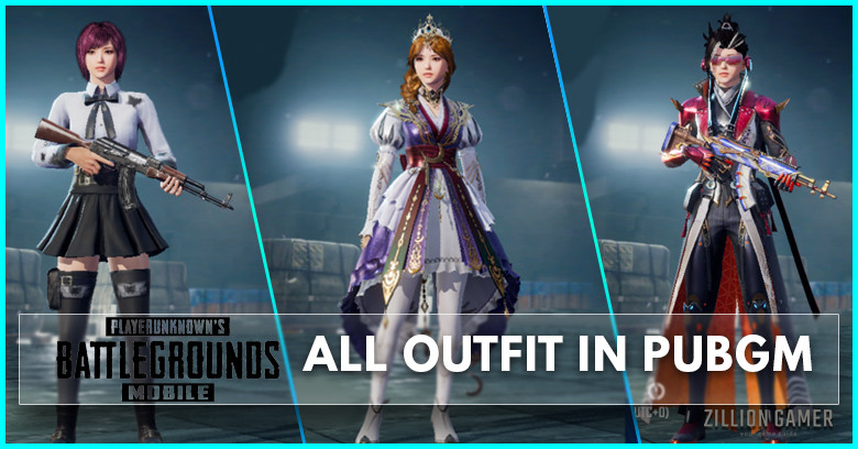 PUBG Mobile All Outfit List