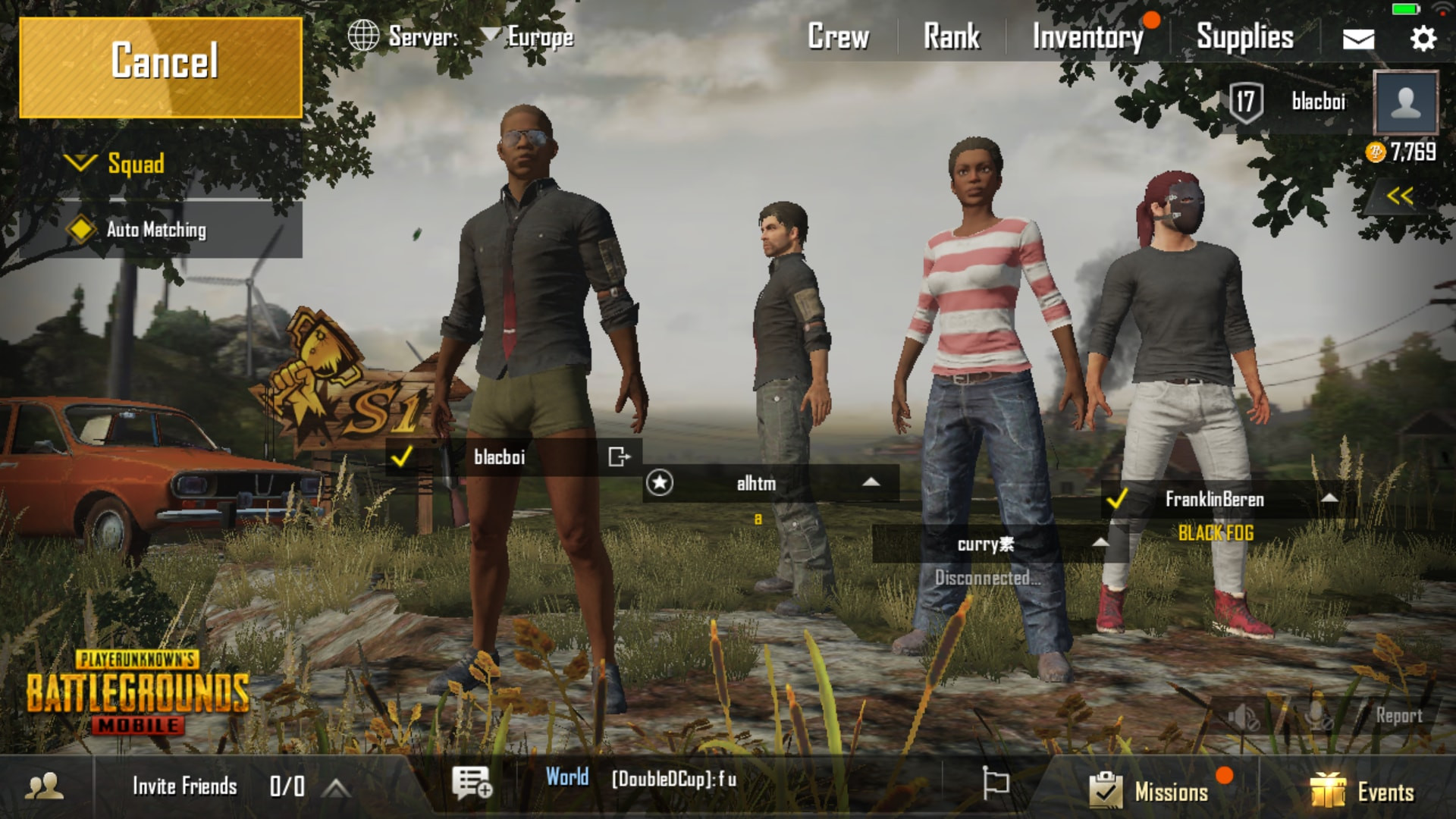 Какие игры лучше pubg. PUBG mobile сквад. PUBG Squad in Lobby mobile. PUBG mobile Duo vs Squad.