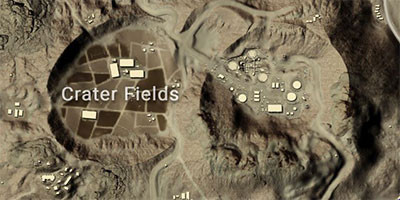 Crater Fields in PUBG Mobile Map Location & Information.
