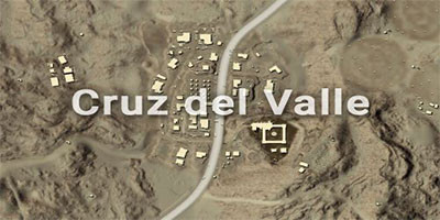 Cruz del Valle in PUBG Mobile Map Location & Information.