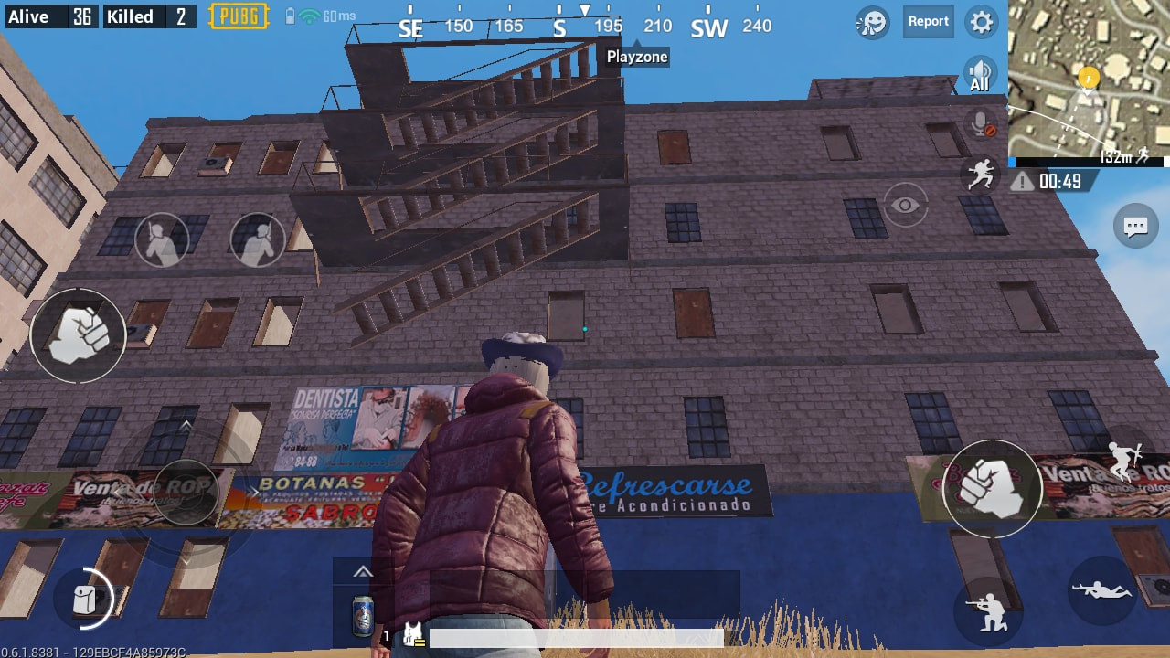 El Pozo Pubg Mobile Zilliongamer - blue ground buildings