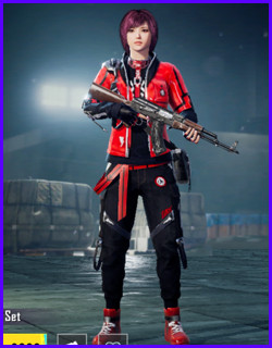 Red Rider Outfit Skin Pubg Mobile - zilliongamer