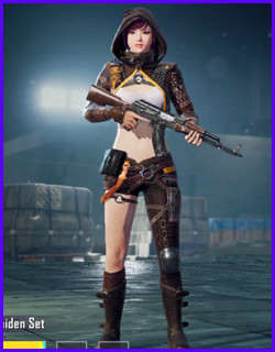 Shadow Maiden Outfit Skin Pubg Mobile - zilliongamer