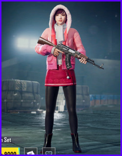 Snow Blush Outfit Skin Pubg Mobile - zilliongamer