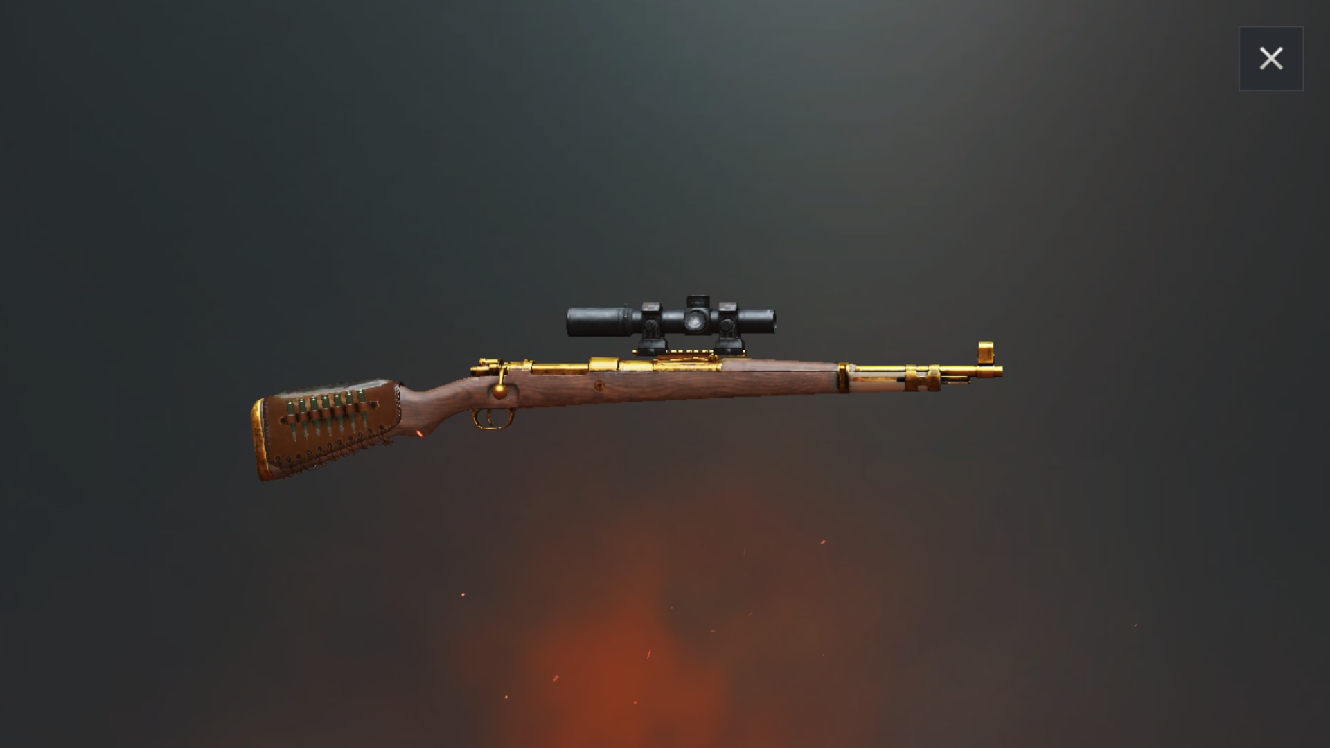 Kar98k Gold Plate skin in PUBG MOBILE - zilliongamer your game guide