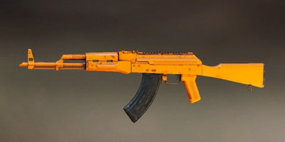 PUBG Mobile AKM skin: Rugged (Orange) - zilliongamer