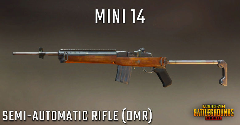 سلاح بندقية لعبة ببجي Mini14