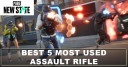 Best 5 Assault Rifle (Most Used) in PUBG New State v0.949