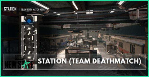 PUBG: New State Station (Team Deathmatch) Map