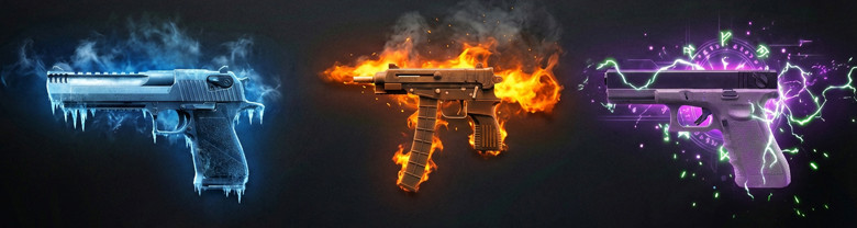 Comparison of top-ranked PUBG Mobile Pistol 2026: Desert Eagle, Skorpion, P18C 