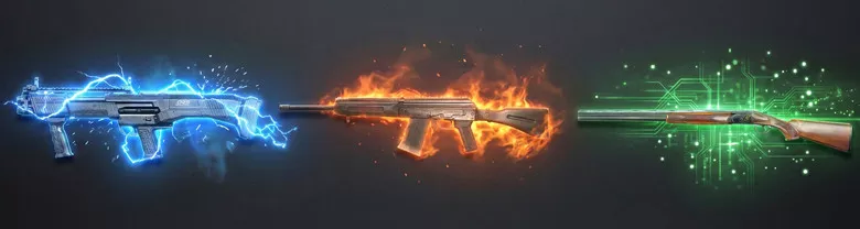 Comparison of top-ranked PUBG Mobile Shotguns 2026: DBS, S12K, and S686